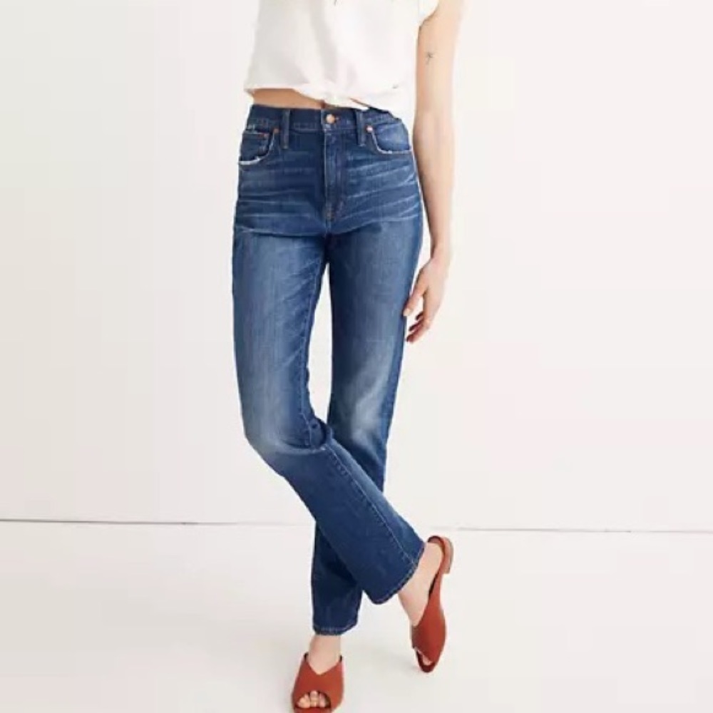 MADEWELL High Rise Slim Boyjean